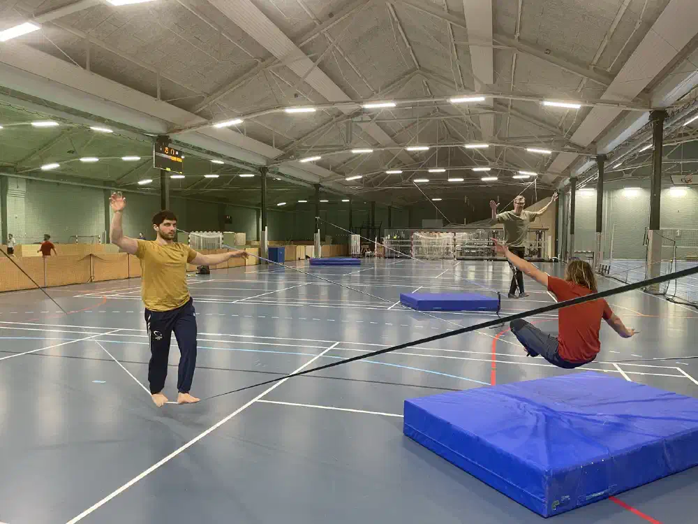 Picture of our indoor training spot at Svanemøllehallen